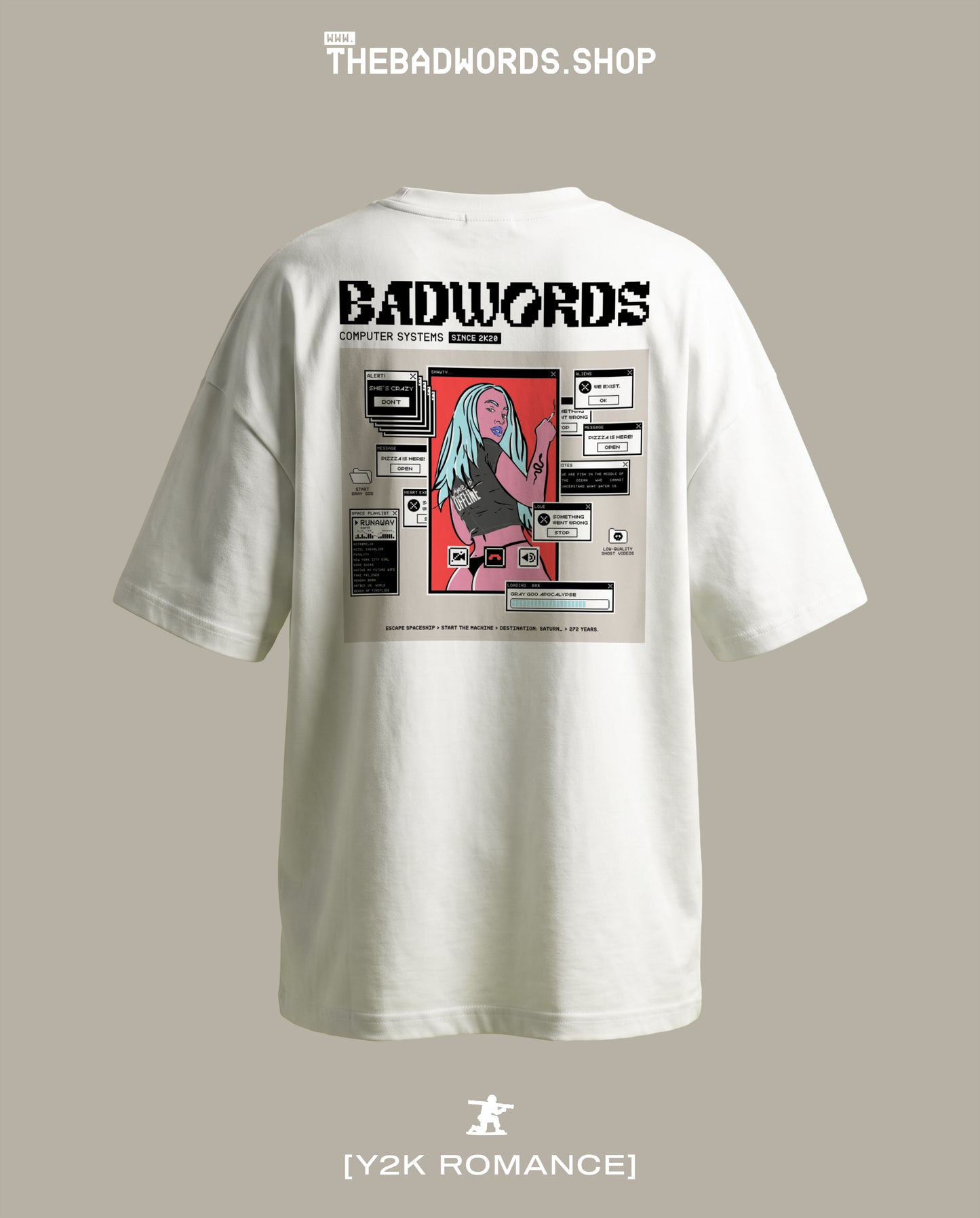 Y2K TSHIRT by BADWORDS