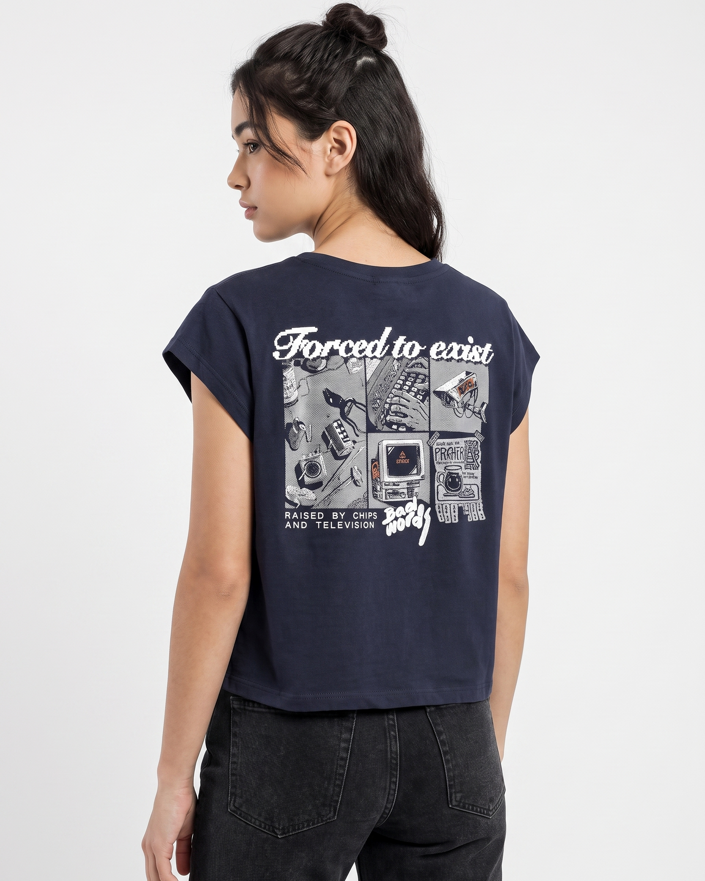 Lo-fi Era CROP SHIRT by BADWORDS